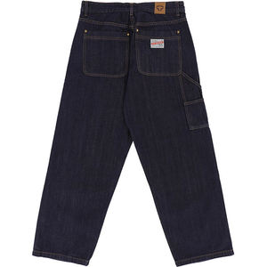 Wholesale Winter Washed Streetwear Raw Denim Jeans Men Plus Size Loose <b>Patch</b> Double <b>Knee</b> Fashion Skate Straight Jeans - Product Image 4
