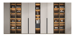 Armoire latérale classique en bois massif respectueuse de l'environnement pour salon et salle à manger, armoire à vin, buffet - Product Image 6