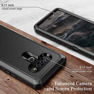 Defender Case Voor <span class=keywords><strong>Lg</strong></span> <span class=keywords><strong>Stylo</strong></span> 6 5 Heavy Duty Hard Shockproof Armor Protector Case Cover Met Riemclip <span class=keywords><strong>Holster</strong></span> - Product Image 4