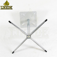 Base de table de réception de conférence de bistrot de réunion 4 étoiles en aluminium