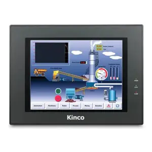Controlador lógico programable Kinco HMI pantalla táctil impermeable MT100E panel de control PLC para automatización industrial