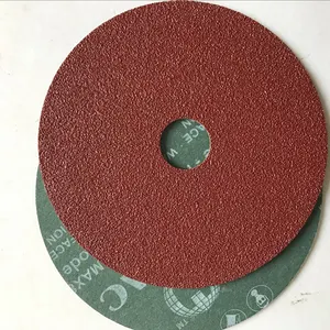 Промышленные абразивные шлифовальные диски из оксида алюминия, смолы, волокна с центральным отверстием, абразивный диск