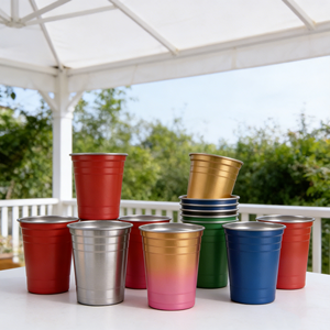 Bouteille d'eau sport de haute qualité sans BPA de 16 oz, 17 oz, 18 oz, 22 oz, 25 oz, 32 oz avec couvercles, logo personnalisé, en acier inoxydable de qualité alimentaire, tasse à bière - Product Image 1