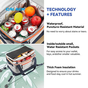 33 can grand <span class=keywords><strong>sup</strong></span> cooler accessoires de planche à pagaie 20l effectuer refroidisseur doux pour sac isotherme de pont de kayak étanche - Product Image 6