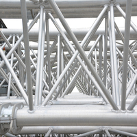 Structure de treillis en aluminium de qualité supérieure pour événements extérieurs, éclairage d'événements, treillis en aluminium pour DJ, vente directe d'usine