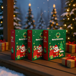 Scatole Regalo in Carta Multicolore a Tema Babbo Natale per Libri di Storie - Buon Natale D0100HAMF1Y - Product Image 2