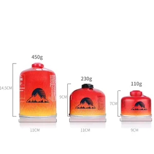 옥외 혁명 부탄 프로판 혼합 450g 나사 적당한 가스 양철통