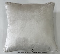 Housse de coussin jacquard rayée métallique haut de gamme, style nordique, pour décoration intérieure de luxe, avec dos en velours