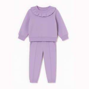 เสื้อวอร์มผ้าฟลีซนุ่มของเด็กผู้หญิงสไตล์ลำลองให้ความอบอุ่นสำหรับฤดูใบไม้ร่วงฤดูหนาว - Product Image 2