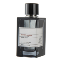 Flacon vaporisateur de parfum de luxe 100 ml, atomiseur carré en verre rechargeable, flacon vide, vaporisateur de parfum avec bouchon