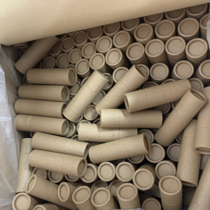Murah warna-warni Kraft Carfboard lipstik kertas silinder Lip Balm kertas kemasan tabung - Product Image 1