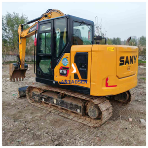 Excavadora SANY SY75C PRO, máquina excavadora de construcción multifunción de 7 toneladas con Motor de bomba, componentes de núcleo de engranaje, venta de segunda mano - Product Image 1