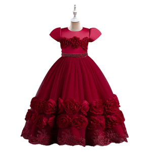 Vestidos <span class=keywords><strong>de</strong></span> <span class=keywords><strong>Fiesta</strong></span> <span class=keywords><strong>de</strong></span> Tul con Flores Bordadas <span class=keywords><strong>de</strong></span> Alta Gama <span class=keywords><strong>para</strong></span> Niñas, Estilo Princesa, <span class=keywords><strong>para</strong></span> Cumpleaños <span class=keywords><strong>de</strong></span> 8 Años, Bodas, 2026 - Product Image 5