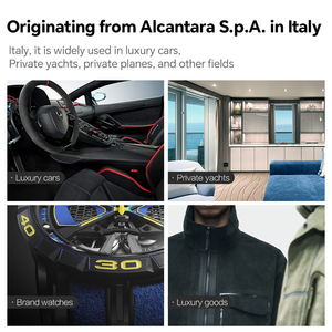 Custodia per telefono in pelle Alcantara di alta qualità per <span class=keywords><strong>iPhone</strong></span> 17 16 Pro 15 Pro Max <span class=keywords><strong>14</strong></span> 13 12 16e - Product Image 2