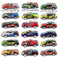 Modèle de voiture de dessin animé en alliage moulé sous pression à succès - Mini jouet de simulation à friction pour garçons et filles