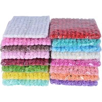 144 pièces petit bouquet fleurs artificielles Mini mousse fleurs Roses en vrac pour bricolage couronne florale accessoires boîte de mariage