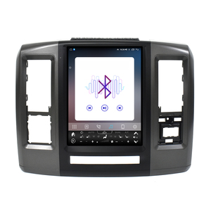 Remplacement d'unité principale Android à écran tactile pour Dodge RAM 2009-2012 Support d'autoradio Carplay Android Auto Bluetooth stéréo - Product Image 1