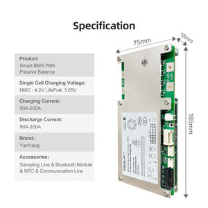 12 वी 4 एस 100 ए लाइफ-आयन lटो स्मार्ट बैटरी प्रबंधन प्रणाली (bms) uart Rs485 bt ई-समृद्ध ई-स्कूटर कस्टम डिज़ाइन किए गए <span class=keywords><strong>pcb</strong></span> pcba - Product Image 2