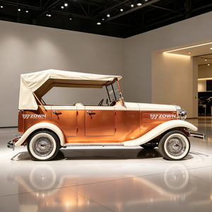 Vehículo Eléctrico Clásico Vintage para Recorridos Turísticos con Configuración Multiseguridad, Transporte Seguro de Pasajeros para Servicio de Country Club - Product Image 1