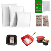 Boîte alimentaire auto-chauffante avec pack chauffant activé par l'eau, fabricant en gros