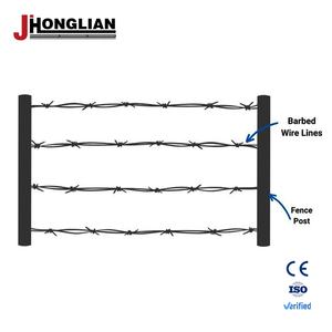Machine enduite de PVC à 3 brins faisant du <span class=keywords><strong>fil</strong></span> de fer barbelé plongé à chaud à haute résistance - Product Image 5