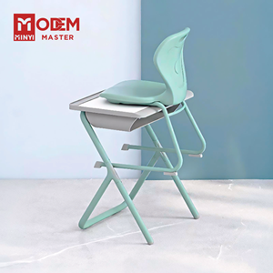 Conjunto de Escritorio y Silla Escolar de Plástico Cómodo MINYI IPSY, Moderno <span class=keywords><strong>para</strong></span> Estudiantes <span class=keywords><strong>Universitarios</strong></span>, Mesa Individual <span class=keywords><strong>para</strong></span> Uso en Oficina - Product Image 1