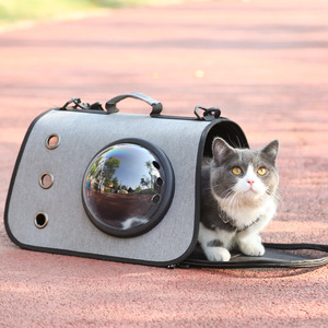 Sac à dos de voyage pour animaux de compagnie Oxford personnalisé OEM, pliable, respirant, sac de transport pour animaux de compagnie pour chiens et chats - Product Image 1