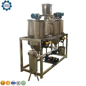 Industrial spybean refined oil make machine cotton seeds cooking oil refinery refining making equipment machine plant