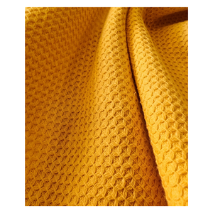 Tela de Toalla Tejida de Algodón 100% de Primera Calidad, 350 g/m², para Albornoces, Toallas, Bolsas, Batas de Baño - COLOR AMARILLO - Product Image 1