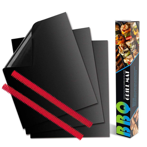 LFGB Approuvé Antiadhésif <span class=keywords><strong>Cuisson</strong></span> Résistant À La Chaleur 3 paquets <span class=keywords><strong>de</strong></span> <span class=keywords><strong>Tapis</strong></span> <span class=keywords><strong>de</strong></span> Barbecue avec four silicone rack guard - Product Image 1