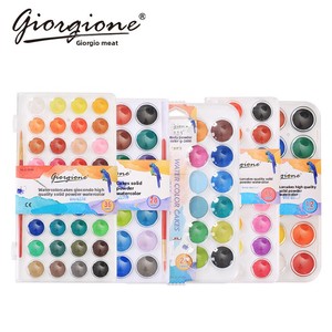 Juego <span class=keywords><strong>de</strong></span> Pinturas <span class=keywords><strong>de</strong></span> Acuarela en Pastel <span class=keywords><strong>de</strong></span> Fábrica China, en Oferta, 12, 16, 24, 28, 36, 48 Colores en Caja <span class=keywords><strong>de</strong></span> Plástico con Pincel Gratis - Product Image 3
