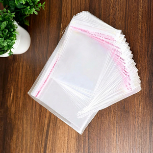UKHI Brand Clear Biodegradable PP Plastic Heat <b>Seal</b> Cellophane <b>Bag</b> with Custom Printed Logo for Jewelry Apparel Earrings Glasses - Product Image 1