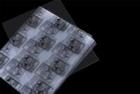 Feuille acrylique à haute transparence, feuille de plexiglas, feuille de PMMA, feuille de PS, traitement laser, gravure laser, impression, pliage
