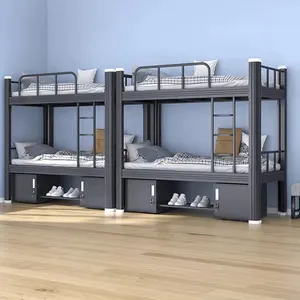 Lits superposés commerciaux lits superposés pour adultes en métal lits superposés pour adultes avec rangement letto matrimoniale a castello ranza