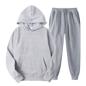 Giacca da <span class=keywords><strong>uomo</strong></span> con Pullover in pile spazzolato per il Fitness da ginnastica <span class=keywords><strong>pantaloni</strong></span> da Jogging <span class=keywords><strong>tuta</strong></span> da <span class=keywords><strong>uomo</strong></span> felpe con cappuccio Set - Product Image 5