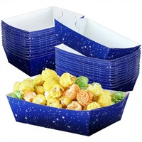 Paniers alimentaires jetables sur le thème de la tasse de football 12 pièces Boîtes de repas de fête de football Plateaux