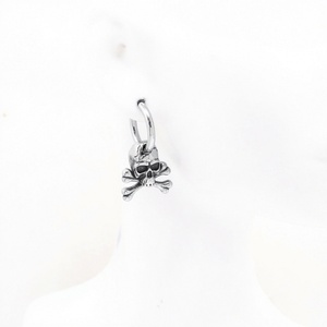 Hip-Hop Skull <b>Clip</b>-<b>On</b> Waterproof <b>Earrings</b> Retro Style Hypoallergenic Surgical 316L Stainless Steel Jewelry for Man and Women - Product Image 5