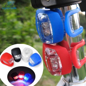 Nueva bici rana de silicona impermeable bicicleta LED Aviso de silicona luz montar super brillante luz plegable bicicleta luz de - Product Image 6