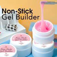 Gel UV Constructeur Transparent, Blanc, Rose pour Extension d'Ongles DIY – Gel Constructeur Antiadhésif
