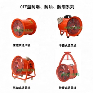 Ventilateur à flux axial électrique portable avec tuyau de conduit flexible de 5M <span class=keywords><strong>Extracteur</strong></span> de fumée à faible bruit Lames en fonte OEM/ODM personnalisables - Product Image 3