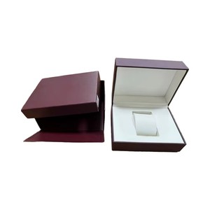 Luxury Low MOQ Leather Rectangle <b>Jewelry</b> <b>Packaging</b> Box with Custom Logo for Pendant Ring Wedding Engagement Display - Product Image 3