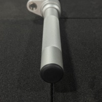 Accessoire de barre de traction latérale en aluminium argenté VULCANFIT, musculation, entraînement de force, accessoires de salle de sport, durable, lourd, antidérapant