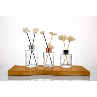 Bouteille en verre vide de luxe personnalisée 80ML 100ML 150ML 200ML pour diffuseur de parfum à bâtonnets