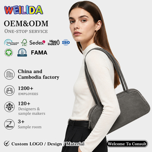 Customizable Color Size <strong>Women's</strong> Retro Suede Casual Underarm <strong>Shoulder</strong> <strong>Women</strong> <strong>s</strong> <strong>Shoulder</strong> <strong>Bag</strong> - Product Image 1