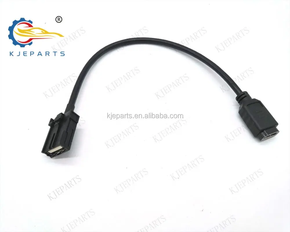 كابل موصل عالي السرعة من النوع الإلكتروني إلى HDMIs رأس أنثى يدعم إيثرنت سلك ثلاثي الأبعاد 4K لمشغل سيارة تويوتا CHRs