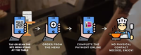 Plaques NFC Google Review en acrylique avec impression de code QR variable, RFID ISO14443A 13,56 MHz