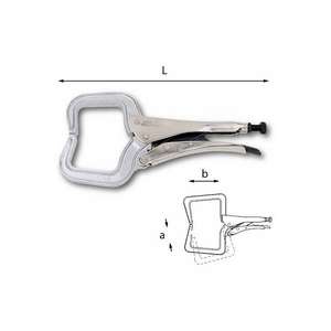 USAG - U01390101 Alicates de bloqueo con mordazas C-clamp en aluminio-EAN 8010239062382 ALICATES Y CORTADORES ALICATES AJUSTABLES - Product Image 1