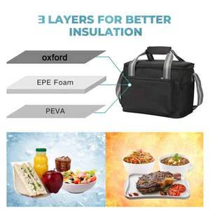 2022 Offre Spéciale écologique réutilisable personnalisé sac isotherme grande capacité boîte à lunch extérieur étanche pliant isolé sac isotherme - Product Image 6