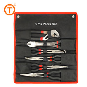 <span class=keywords><strong>6</strong></span> buah Tang jangkauan panjang 11 "hidung jarum panjang Set tang hidung bengkok 90 & 45 - Product Image 2