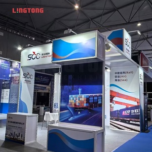 Système de stand d'exposition modulaire OEM ODM compatible <span class=keywords><strong>Aluvision</strong></span>, sans outil, réutilisable, éco-responsable, fabricant certifié CE - Product Image 2